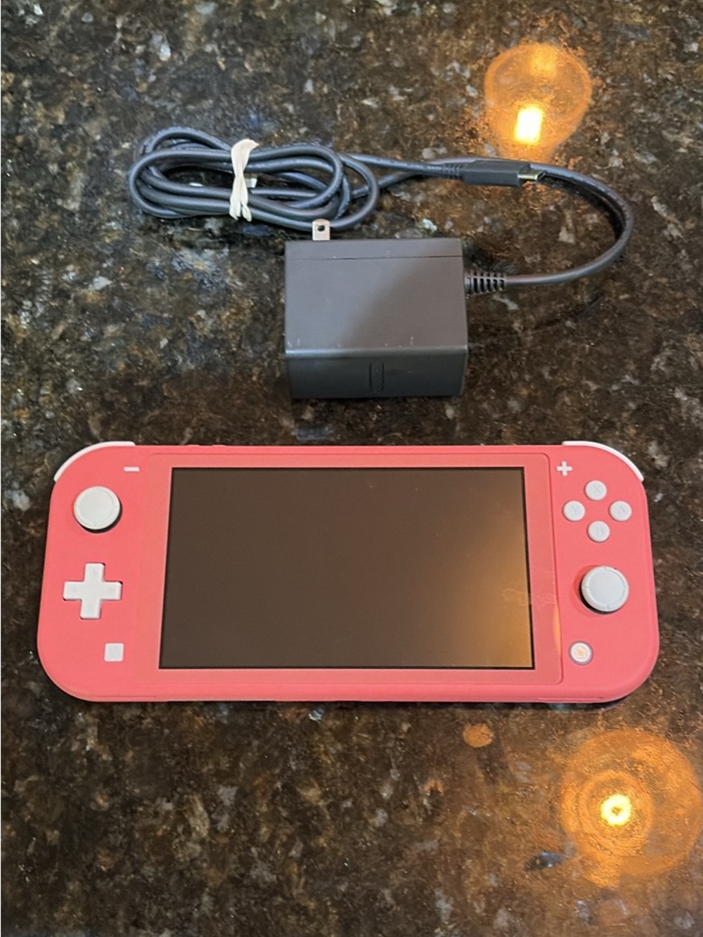 Nintendo Switch Lite Pink Handheld Console with Charger